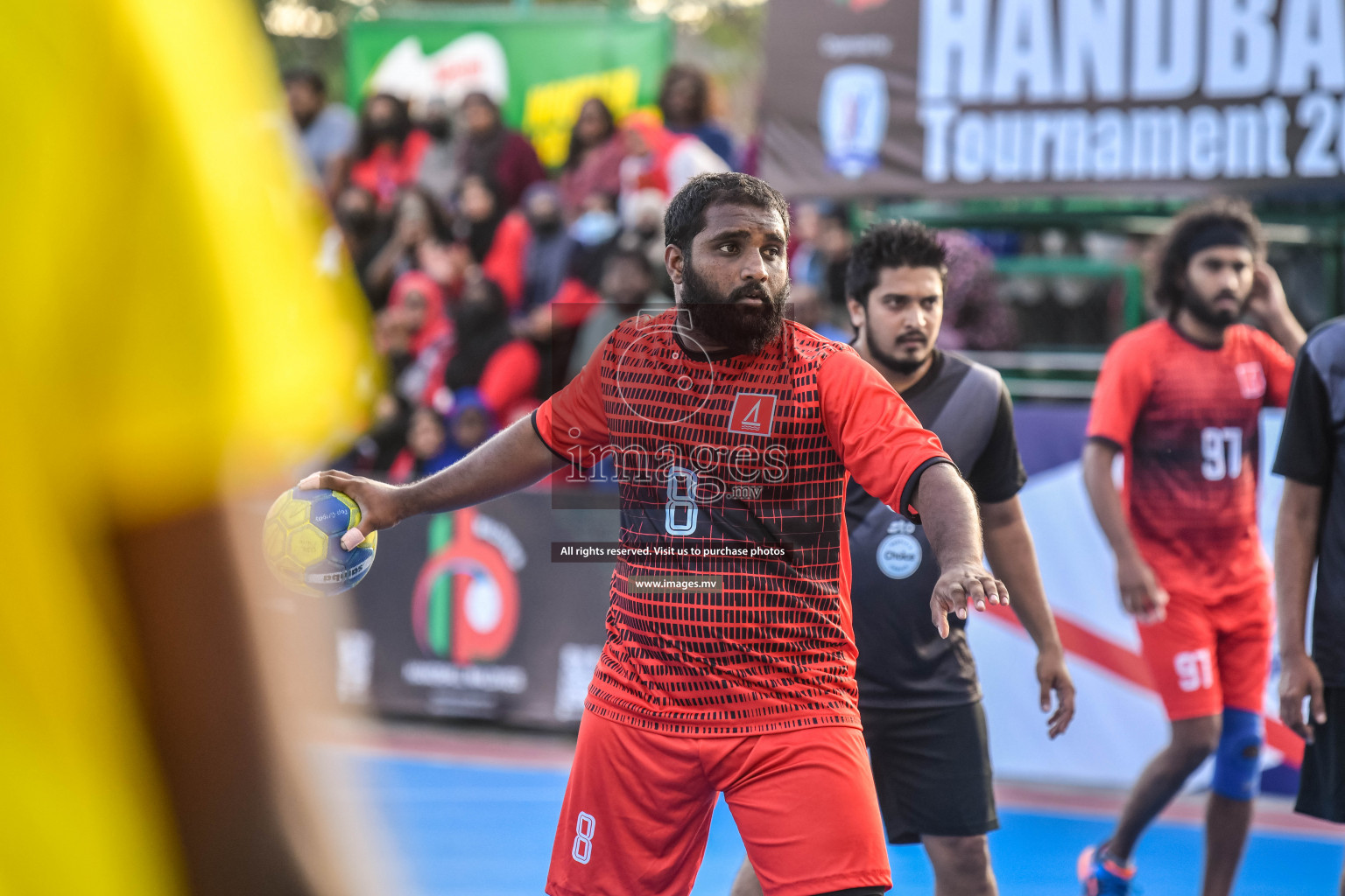 Day 8 of Milo 6th Inter Office Handball Tournament 2022 - Photos by Nausham Waheed