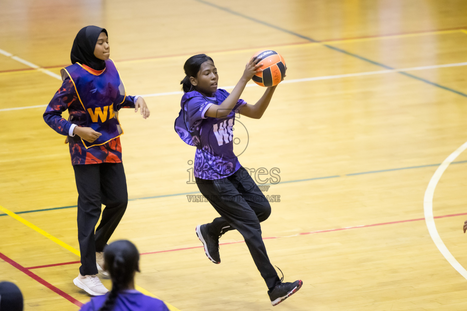 Day 11 of 25th Inter-School Netball Tournament was held in Social Center at Male', Maldives on Wednesday, 21st August 2024.