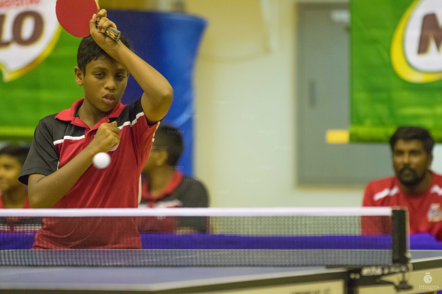 9th Milo Inter-school Table Tennis Championship 2017 Day 1 Saturday, September. 9, 2017.( Images.mv Photo/ Abdulla Abeedh ).