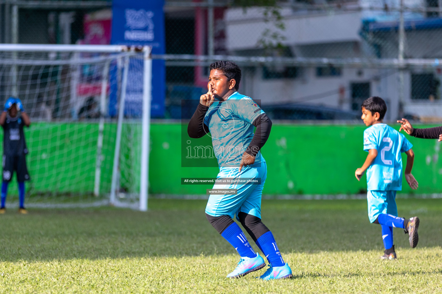 Day 2 of Nestle kids football fiesta, held in Henveyru Football Stadium, Male', Maldives on Thursday, 12th October 2023 Photos: Ismail Thoriq / Images.mv