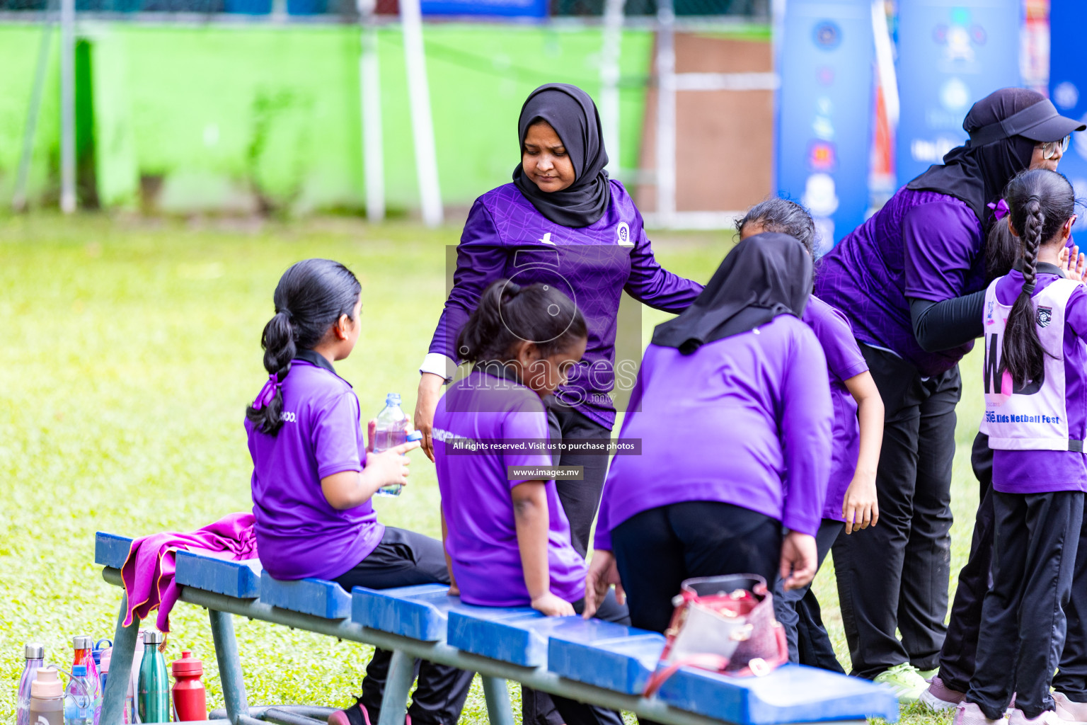 Day 1 of Nestle' Kids Netball Fiesta 2023 held in Henveyru Stadium, Male', Maldives on Thursday, 30th November 2023. Photos by Nausham Waheed / Images.mv