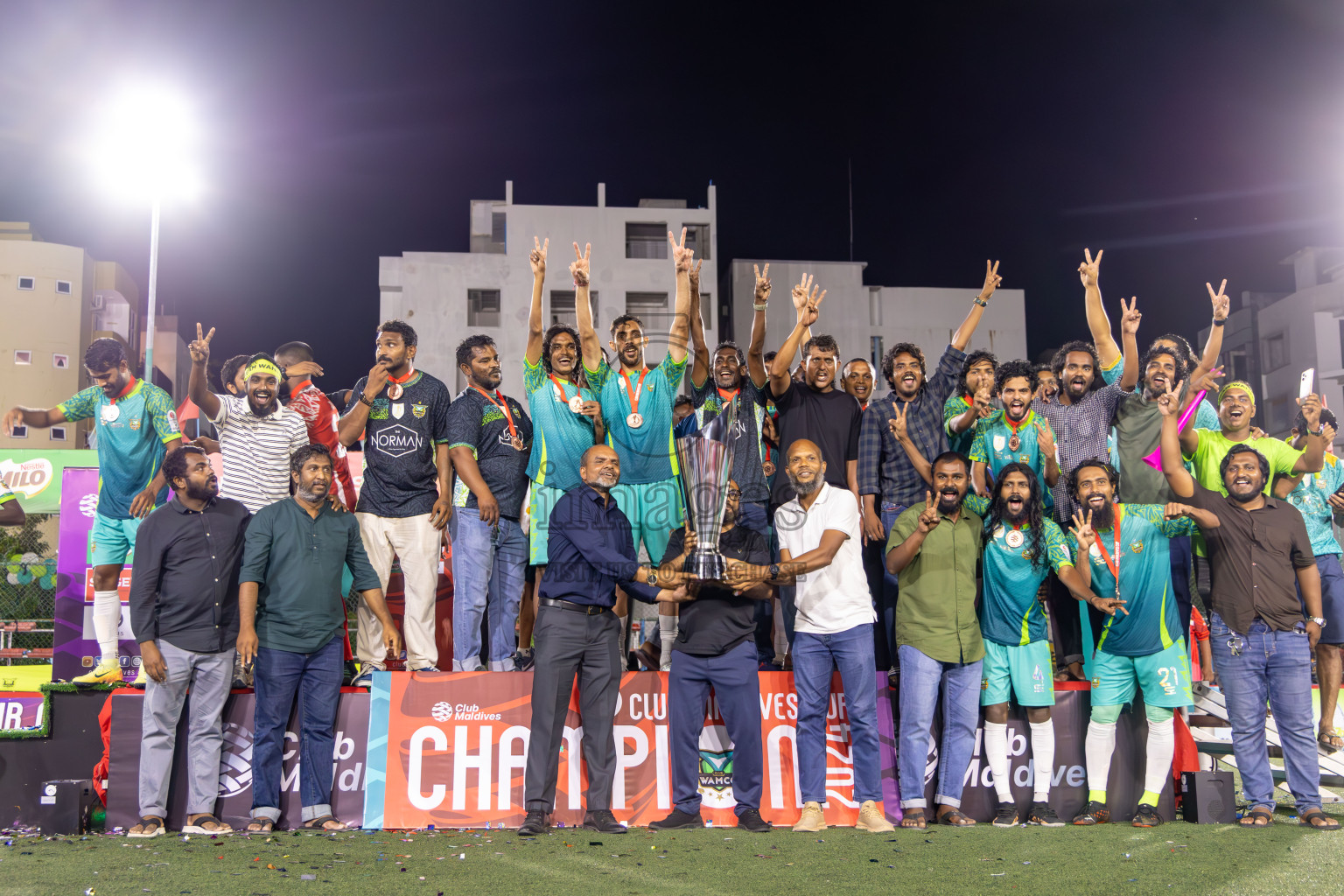 WAMCO vs RRC in the Final of Club Maldives Cup 2024 was held in Rehendi Futsal Ground, Hulhumale', Maldives on Friday, 18th October 2024. Photos: Ismail Thoriq / images.mv