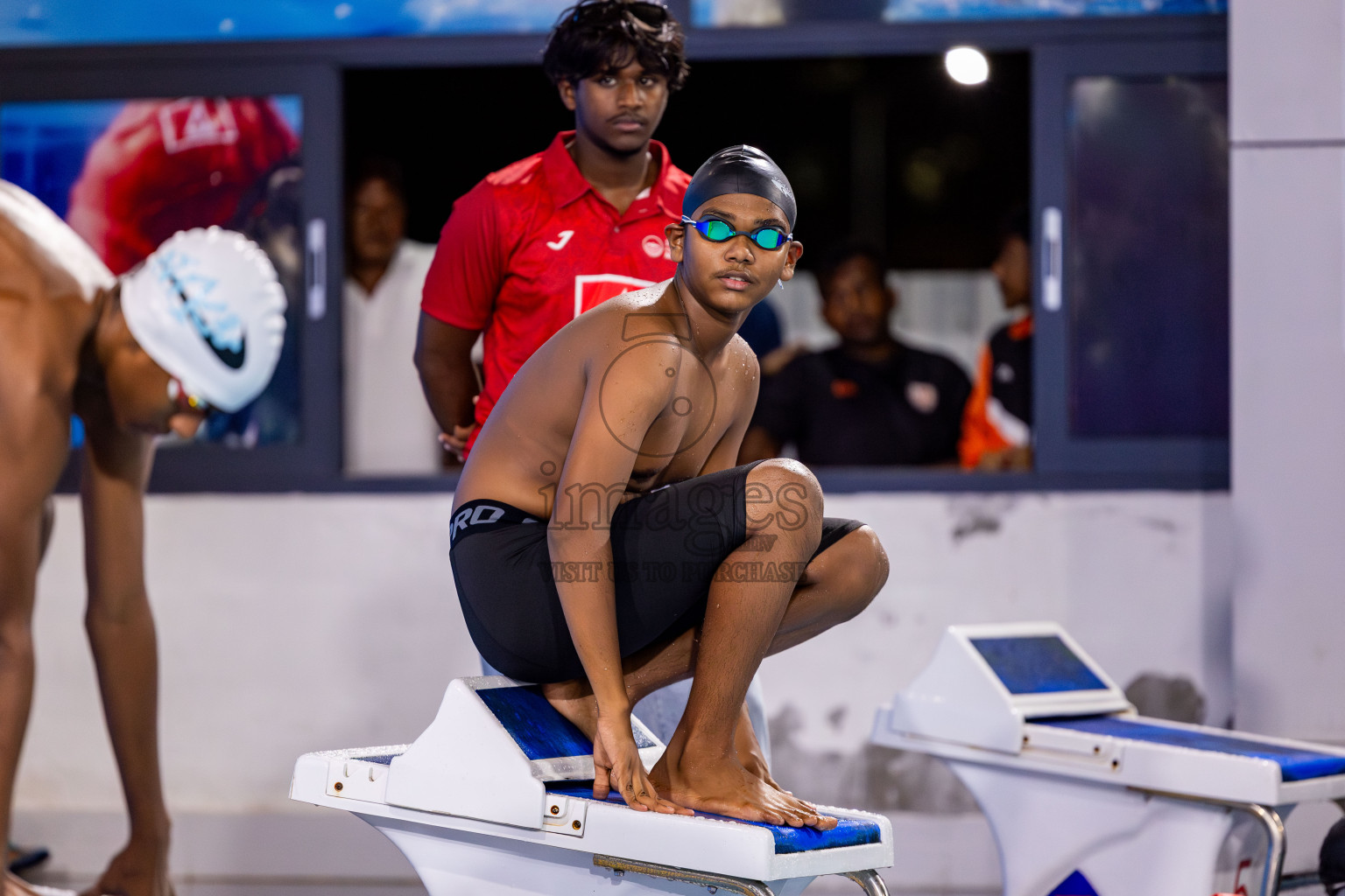 Day 2 of 20th Inter-school Swimming Competition 2024 held in Hulhumale', Maldives on Sunday, 13th October 2024. Photos: Nausham Waheed / images.mv