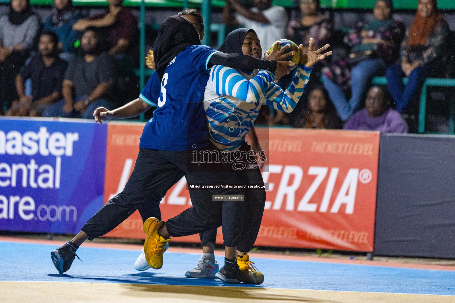 Quarter Final of 7th Inter-Office/Company Handball Tournament 2023, held in Handball ground, Male', Maldives on Friday, 20th October 2023 Photos: Nausham Waheed/ Images.mv