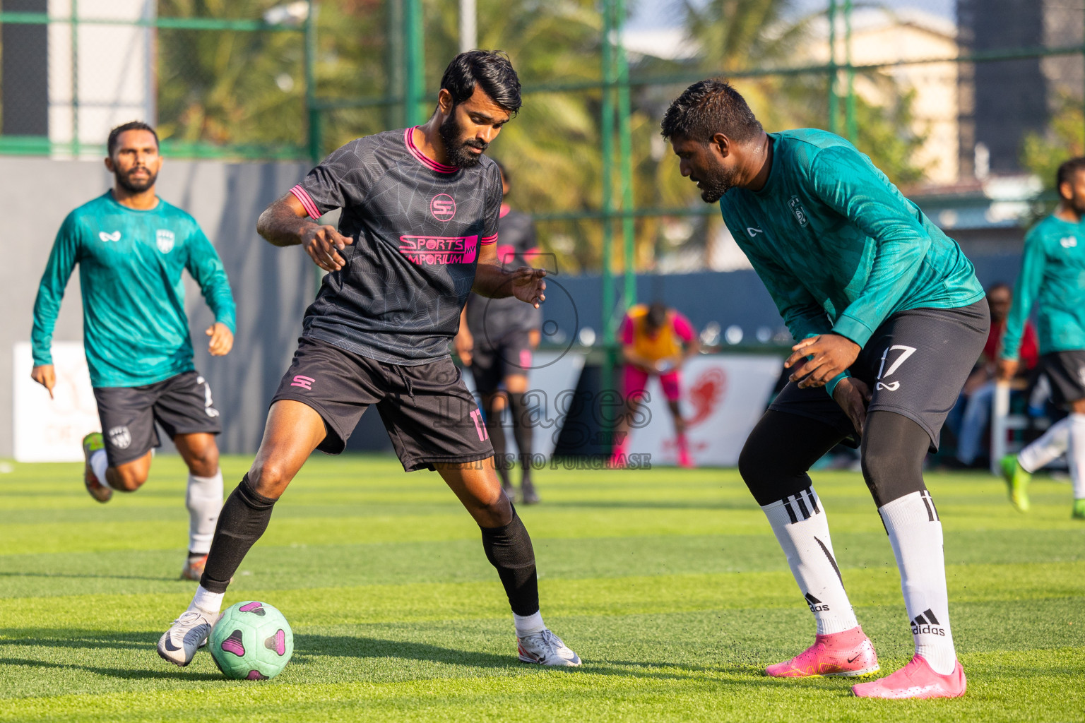 JJ Sports Club vs Green Lakers in Day 9 of BG Futsal Challenge 2024 was held on Wednesday, 20th March 2024, in Male', Maldives
Photos: Ismail Thoriq / images.mv