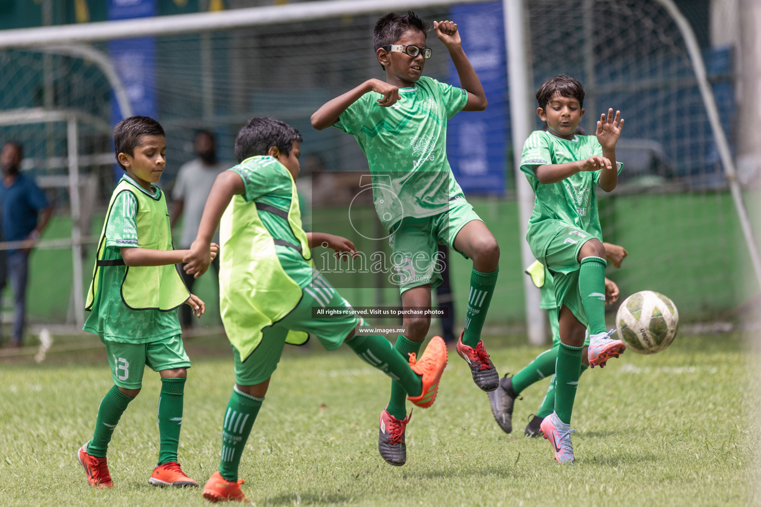 Day 1 of Nestle kids football fiesta, held in Henveyru Football Stadium, Male', Maldives on Wednesday, 11th October 2023 Photos: Shut Abdul Sattar/ Images.mv