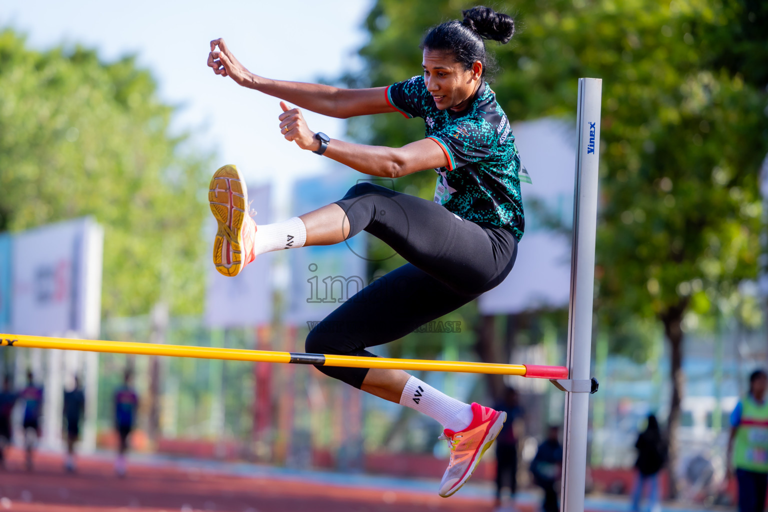 Day 1 of 12th Milo Association Championships was held in Ekuveni Track at Male', Maldives on Thursday, 24th April 2025. Photos: Nausham Waheed / images.mv