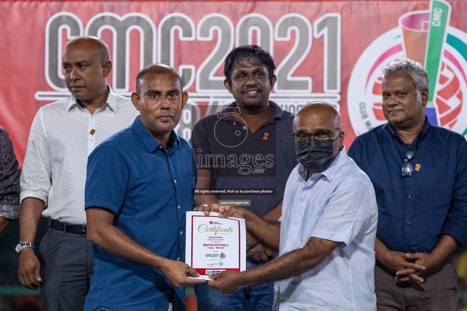 RRC Vs FSM in the Semi Finals of Club Maldives 2021 held in Hulhumale, Maldives on 19 December 2021. Photos: Ismail Thoriq / images.mv