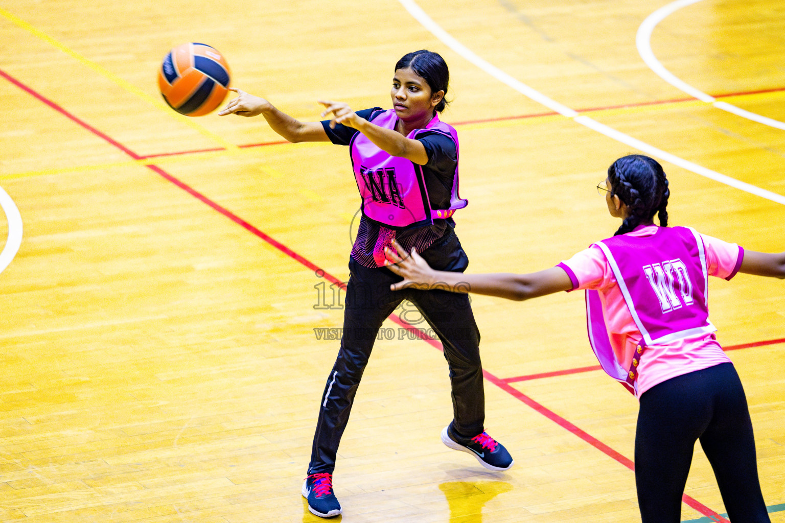 Day 5 of 21st National Netball Tournament was held in Social Canter at Male', Maldives on Sunday, 13th May 2024. Photos: Nausham Waheed / images.mv