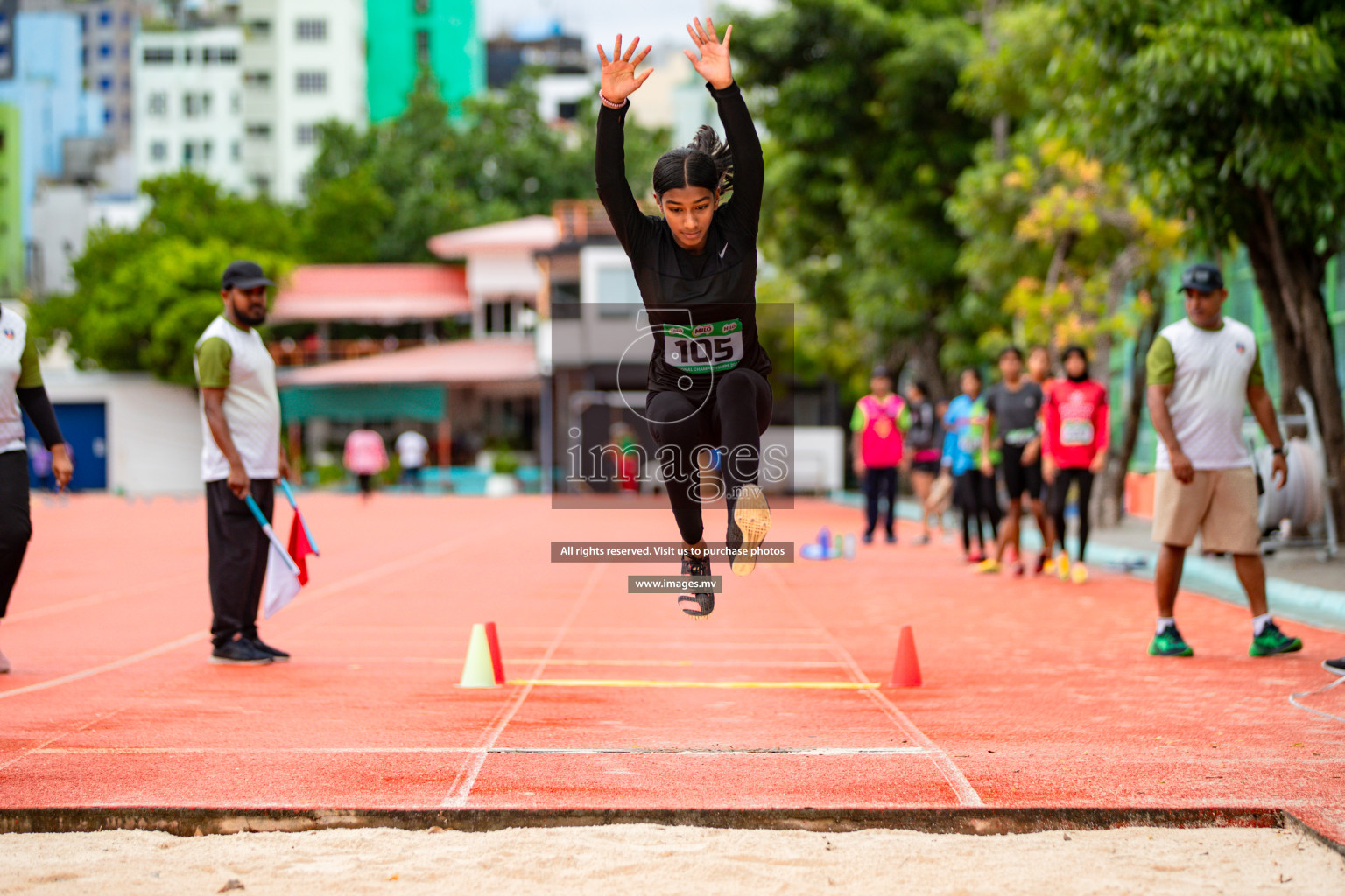 Day 2 of National Athletics Championship 2023 was held in Ekuveni Track at Male', Maldives on Friday, 24th November 2023. Photos: Hassan Simah / images.mv