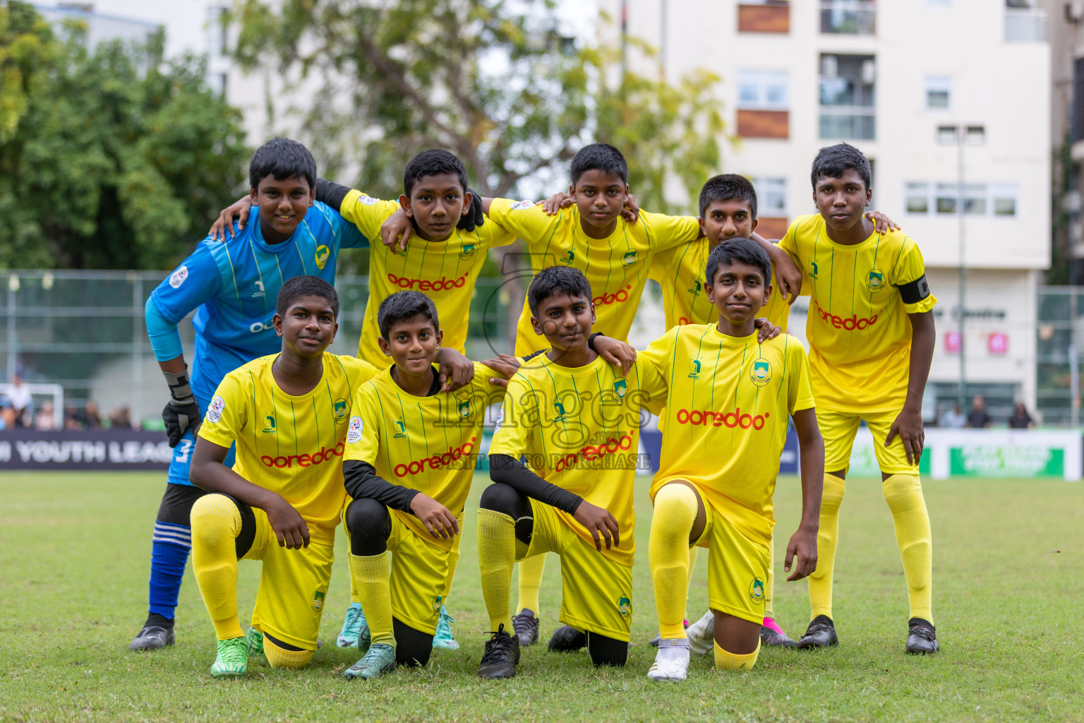 Eagles vs Maziya (U12) in Dhivehi Youth League 2024 - Day 2. Matches held at Henveiru Stadium on 22nd November 2024 , Friday. Photos: Shuu Abdul Sattar/ Images.mv