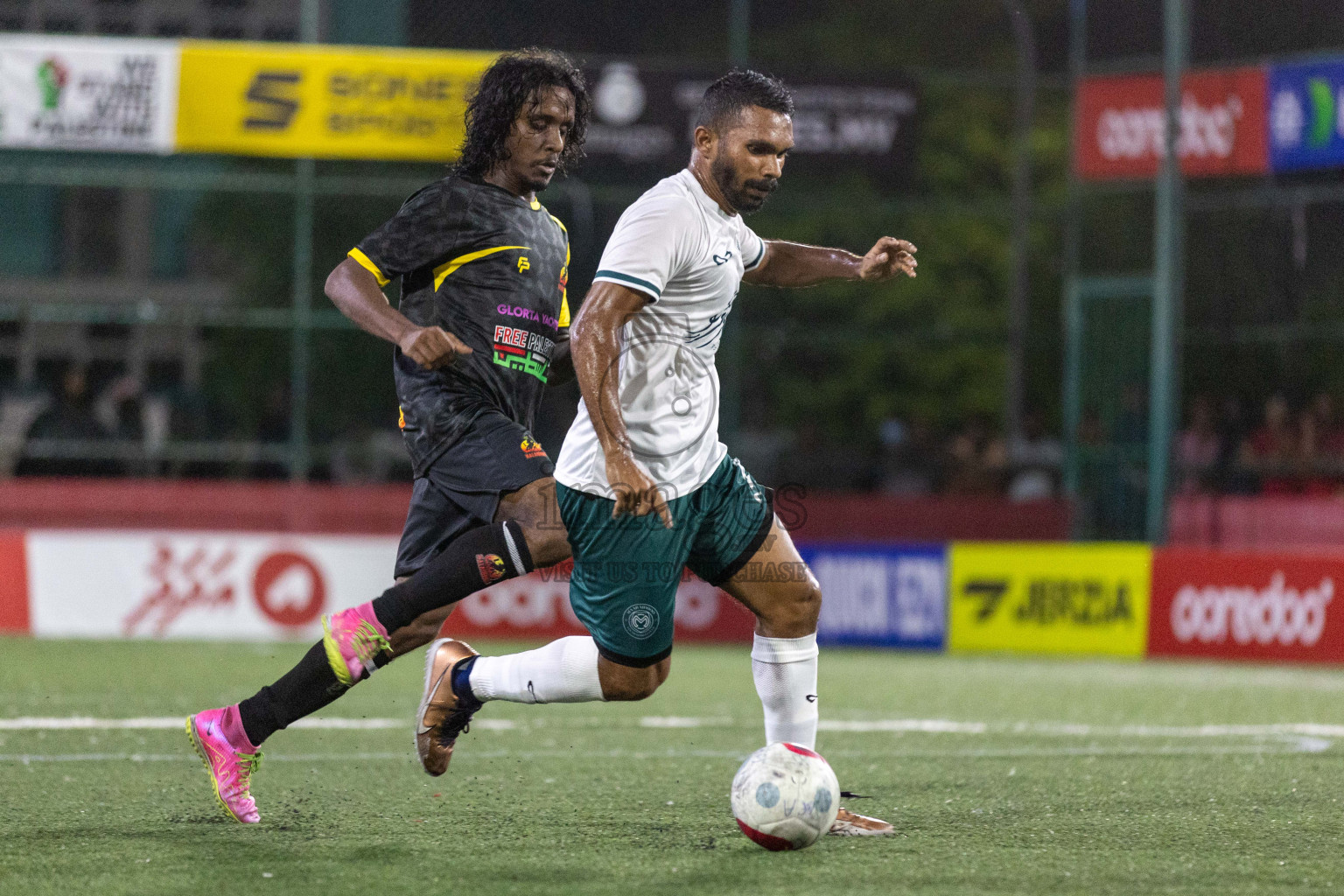 L Kalaidhoo vs L Maabaidhoo in Day 7 of Golden Futsal Challenge 2024 was held on Saturday, 20th January 2024, in Hulhumale', Maldives Photos: Nausham Waheed / images.mv