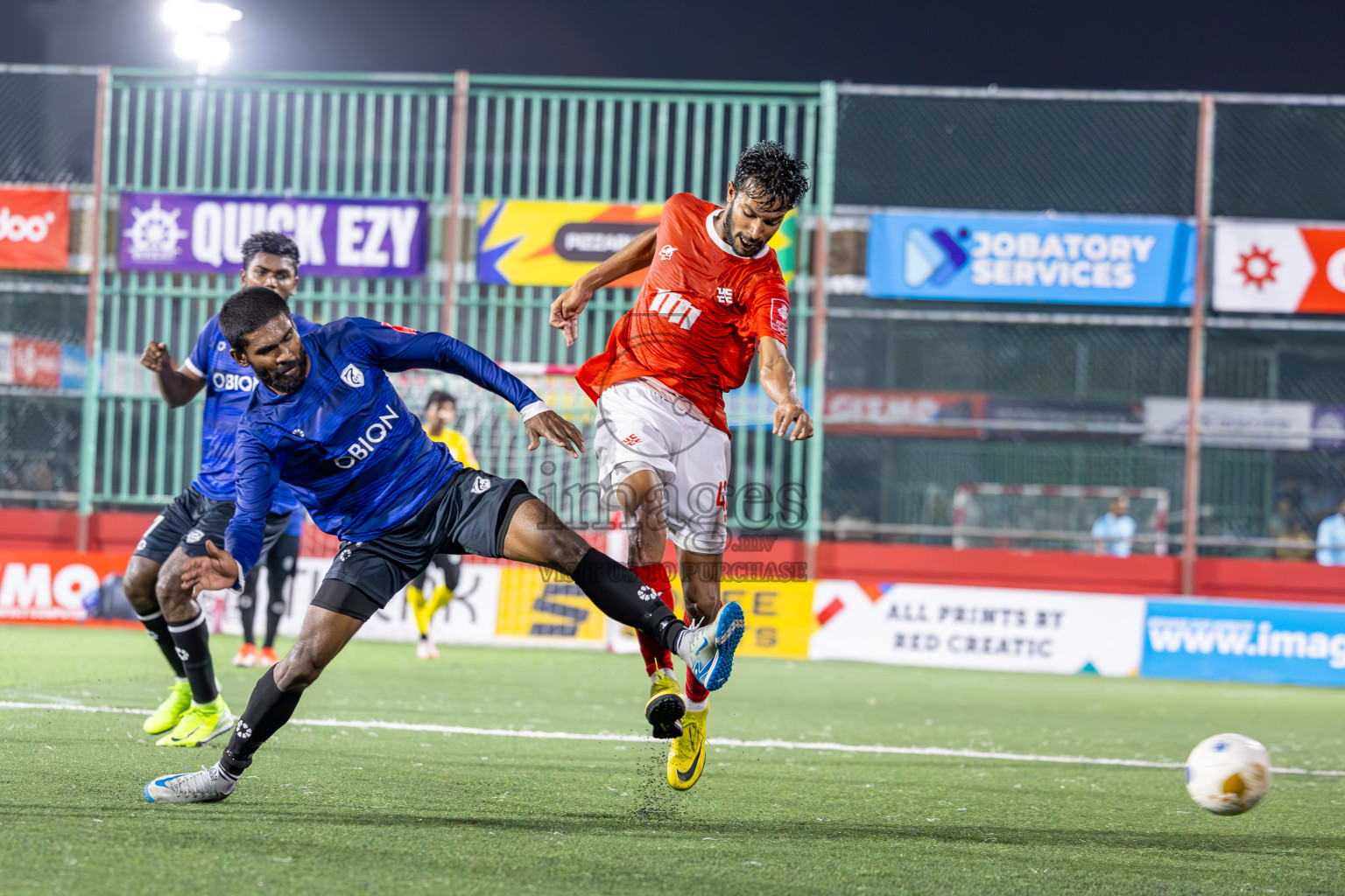 K Gaafaru vs K Kaashidhoo in Kaafu Atoll Semi Final in Day 24 of Golden Futsal Challenge 2025 was held on Tuesday , 28th January 2025, in Hulhumale', Maldives. Photos: Ismail Thoriq / images.mv