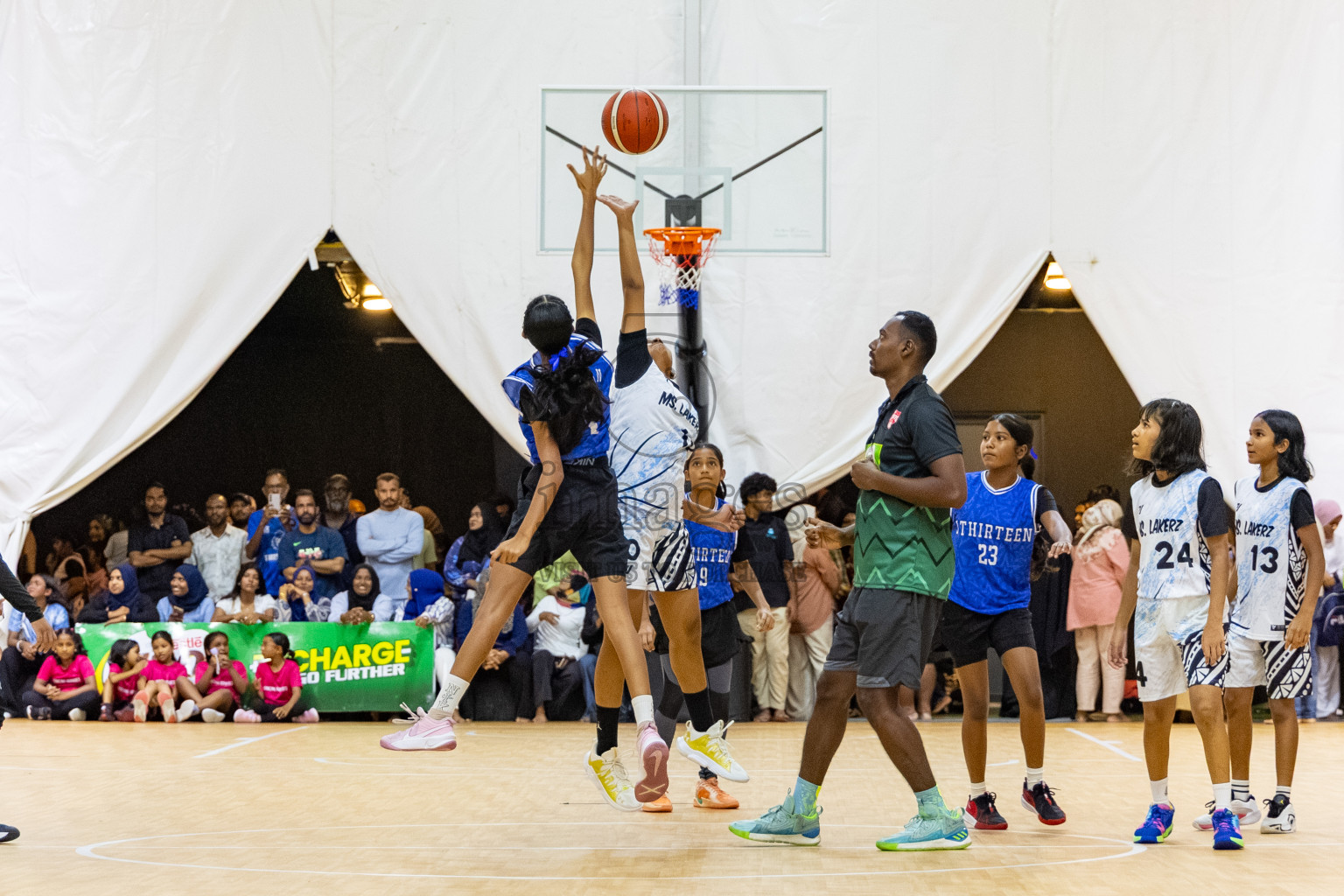 Day 3 of Milo 5 x 5 Junior Challenge 2025 - Basketball tournament held in Basketball Training Center, Male', Maldives on Saturday, 11th October 2025. 
Photos by:  Hassan Simah / Images.mv