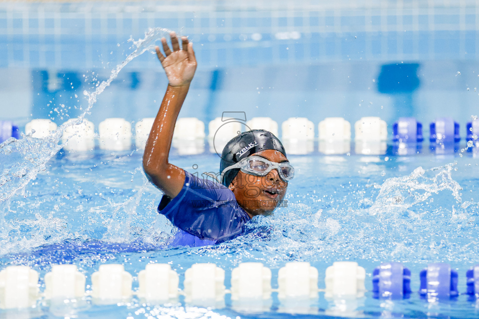 Day 1 of BML 6th National Kids Swimming Kids Festival 2025 held in Hulhumale', Maldives on Monday, 3rd November 2024. Photos: Hassan Simah / images.mv