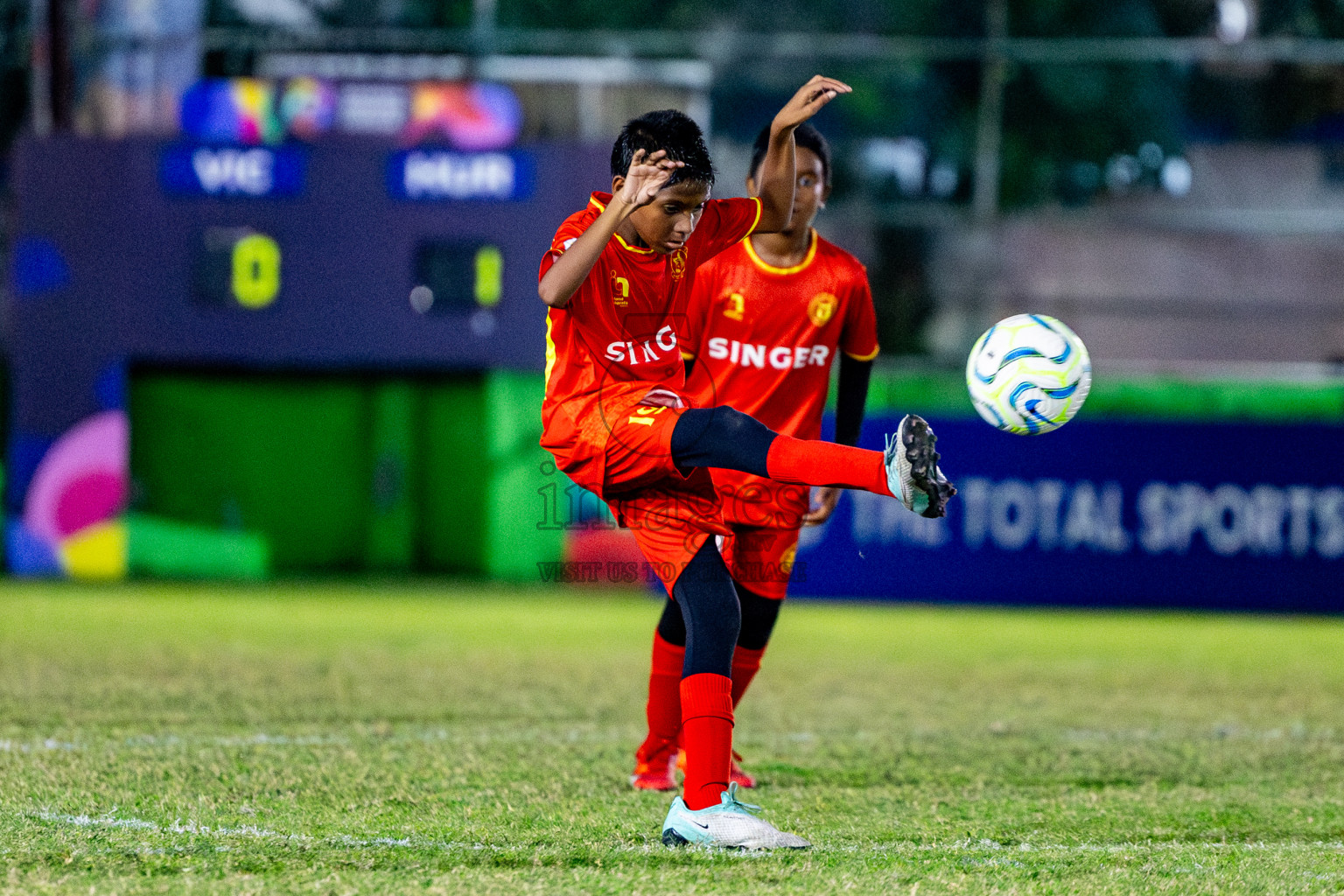 Victory Sports Club vs Hurriyya Sports Club (U12) in Day 9 of Dhivehi Youth League 2024 held at Henveiru Stadium on Saturday, 14th December 2024. Photos: Nausham Waheed / Images.mv