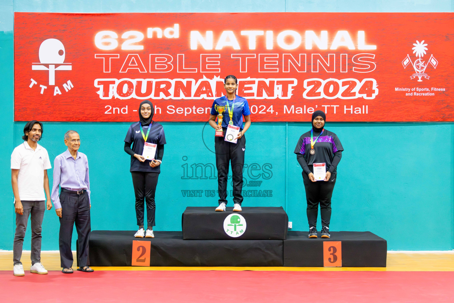 Finals of National Table Tennis Tournament 2024 was held at Male' TT Hall on Friday, 6th September 2024. 
Photos: Abdulla Abeed / images.mv