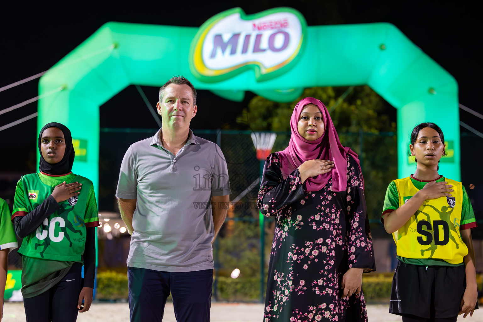 Finals of Milo Ramadan Half Court Netball Challenge on 25th March 2024, held in Central Park, Hulhumale, Male', Maldives
Photos: Ismail Thoriq / imagesmv