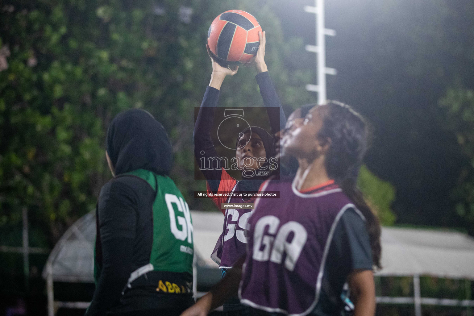 Day 2 of 20th Milo National Netball Tournament 2023, held in Synthetic Netball Court, Male', Maldives on 30th May 2023 Photos: Nausham Waheed/ Images.mv