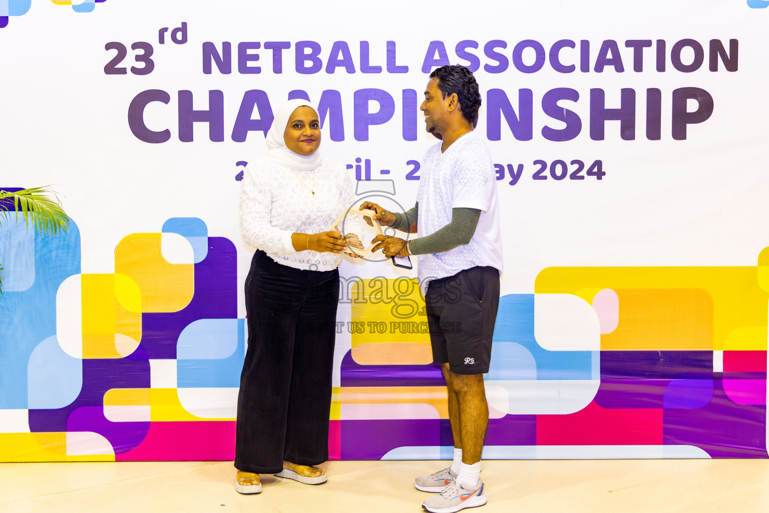 Final of 23rd Netball Association Championship was held in Social Canter at Male', Maldives on Sunday, 5th May 2024. Photos: Nausham Waheed / images.mv