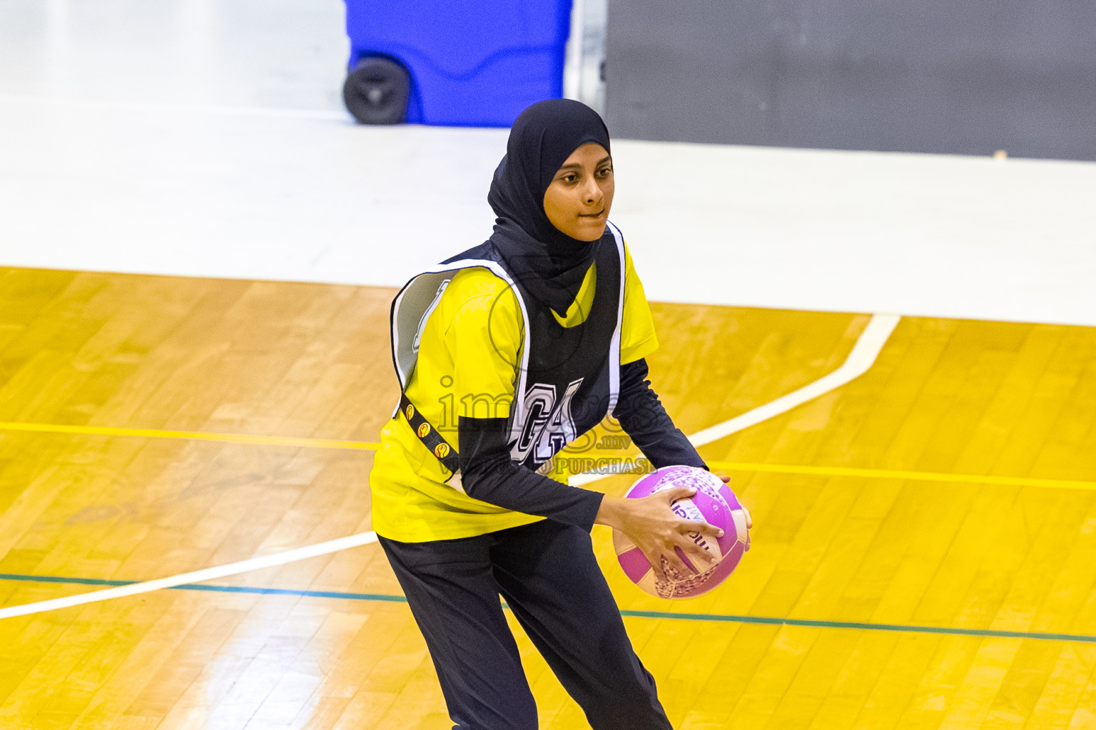 Day 8 of 24th Milo Netball Association Championship was held in Social Center at Male', Maldives on Monday, 8th September 2025. Photos: Mohamed Mahfooz Moosa / images.mv