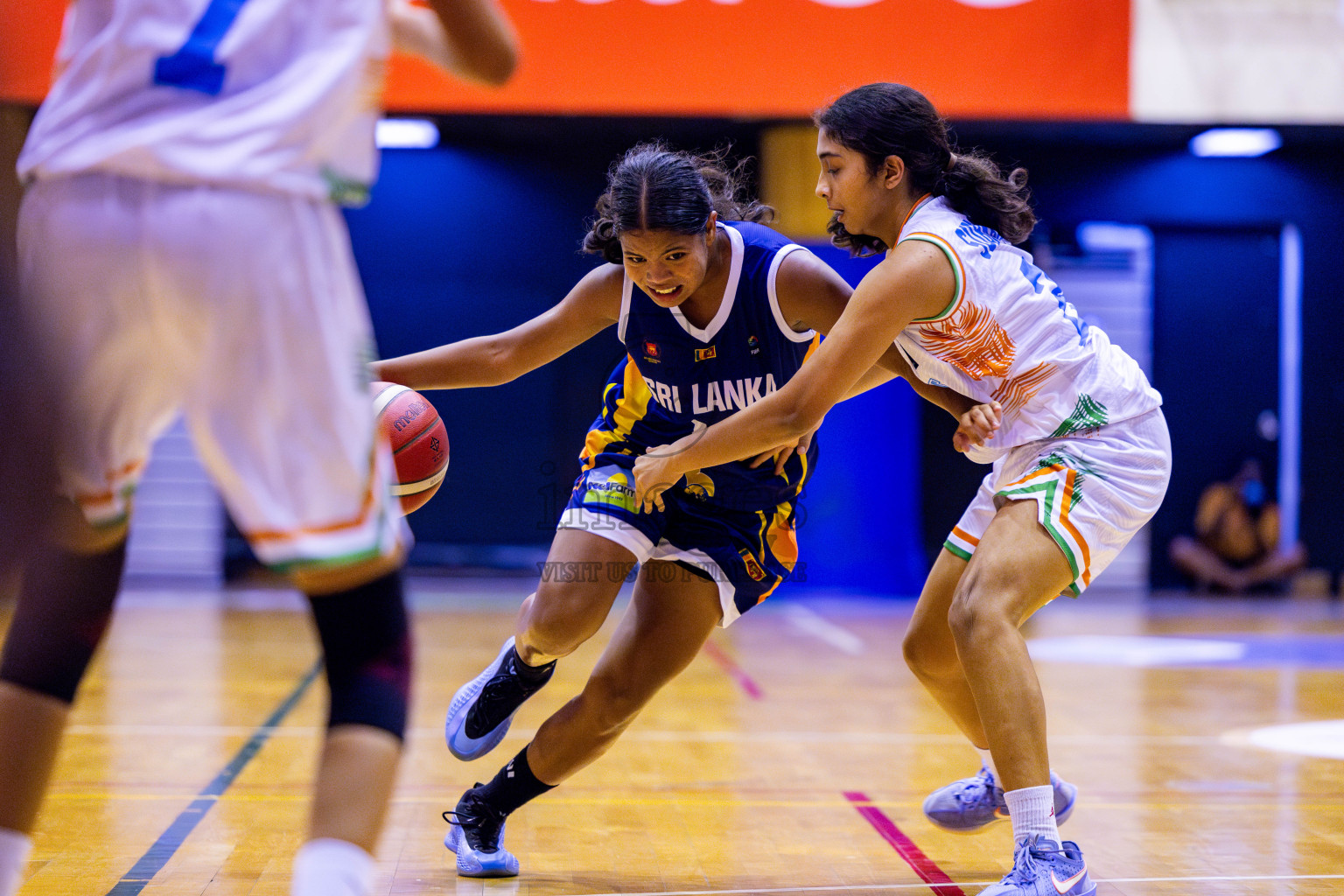 India vs SriLanka in Day 1 of Under 16 Woman's Asian Cup SABA Qualifiers 2025 was held in Social Center, Male', Maldives on 12th June 2025. Photos: Nausham Waheed / images.mv