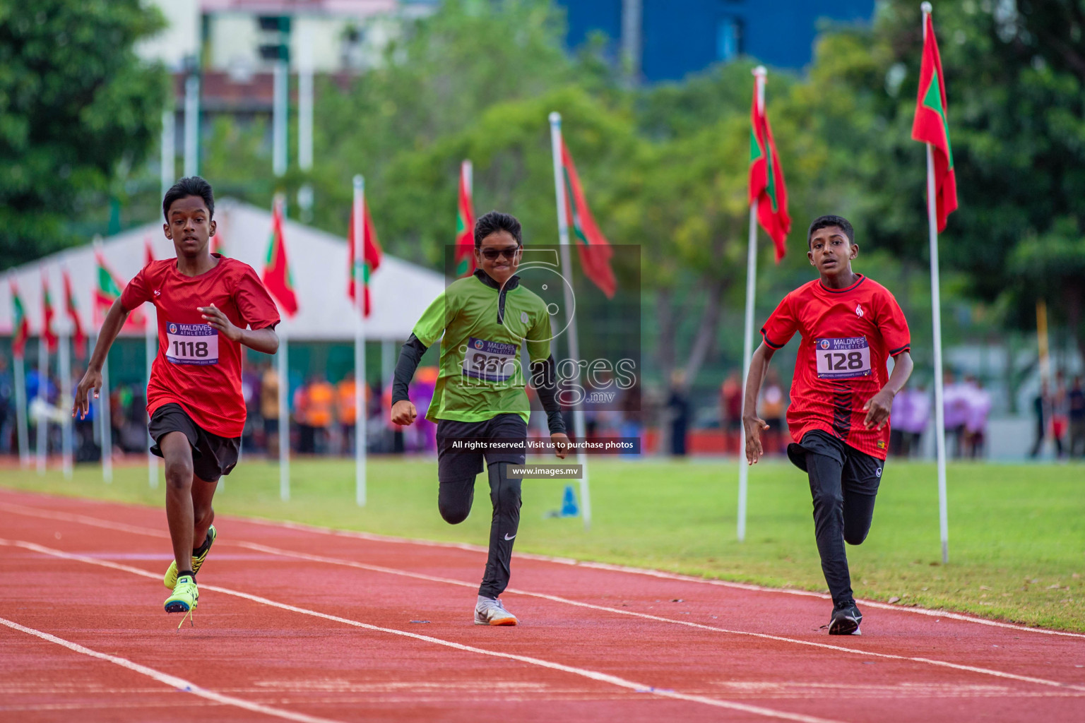 Day 1 of Inter-School Athletics Championship held in Male', Maldives on 22nd May 2022. Photos by: Maanish / images.mv