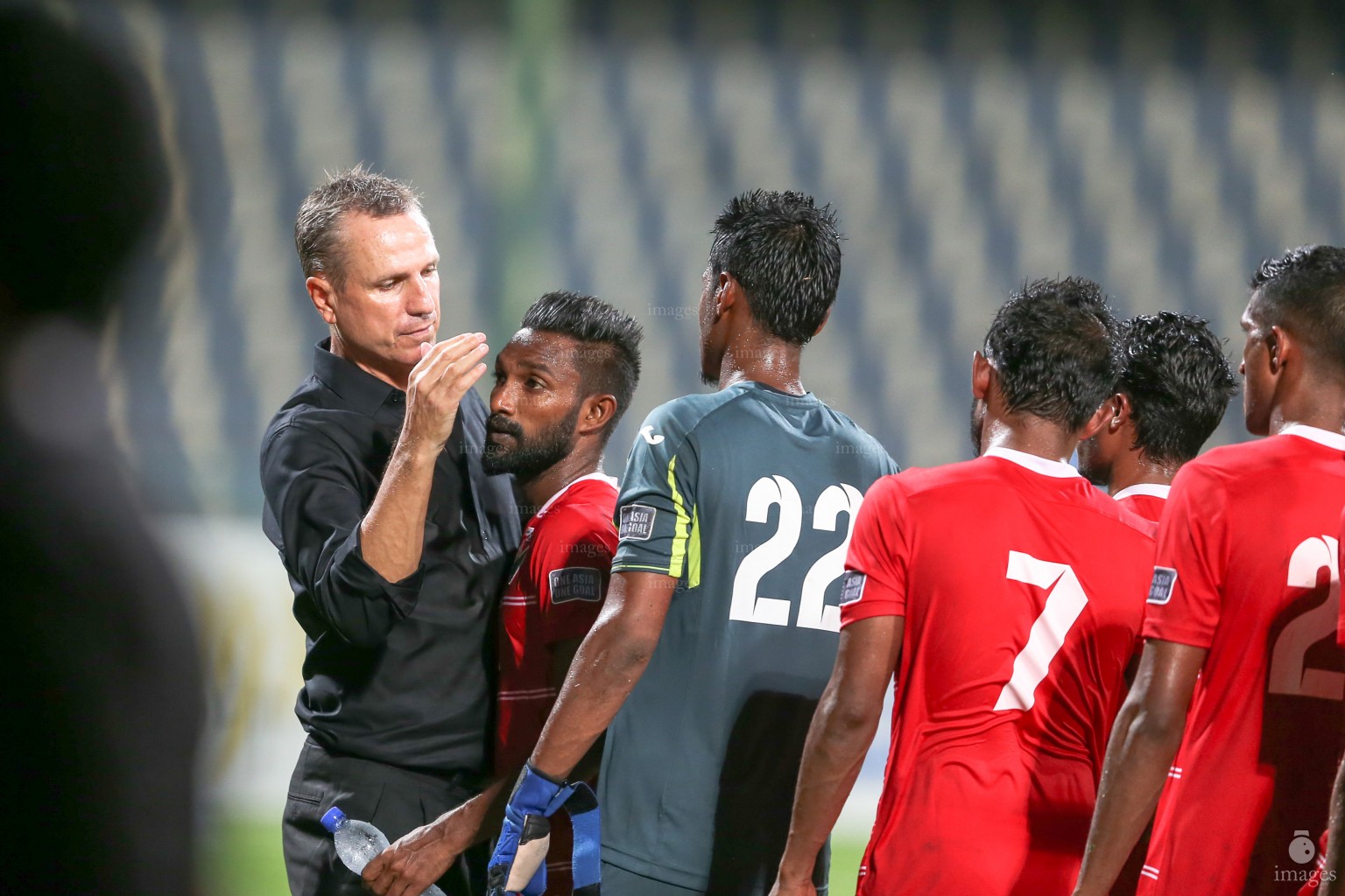 Asian Cup Qualifier between Maldives and Oman in National Stadium, on 10 October 2017 Male' Maldives. ( Images.mv Photo: Abdulla Abeedh )