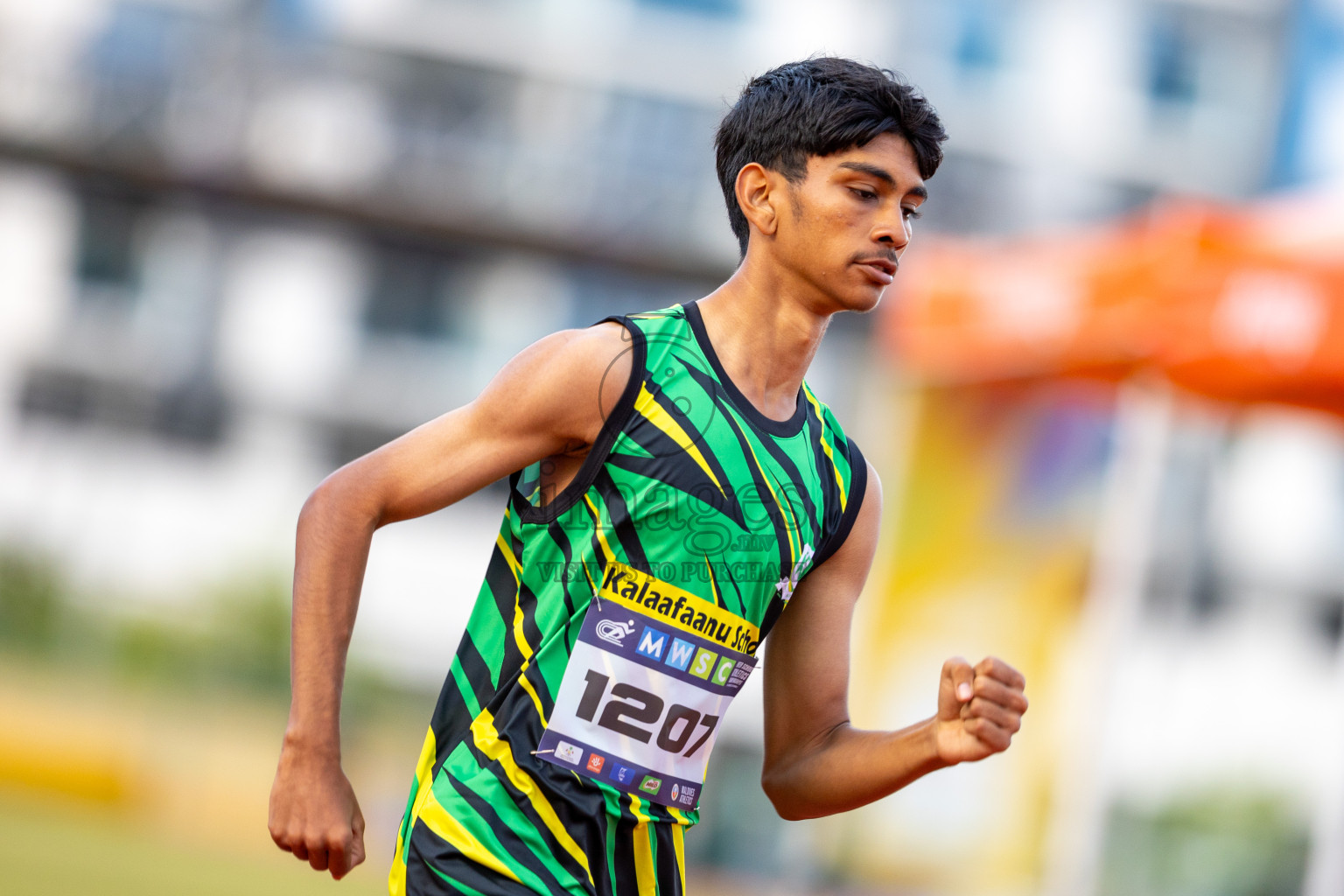 Day 2 of MWSC Interschool Athletics Championships 2024 held in Hulhumale Running Track, Hulhumale, Maldives on Sunday, 10th November 2024. Photos by: Ismail Thoriq / Images.mv