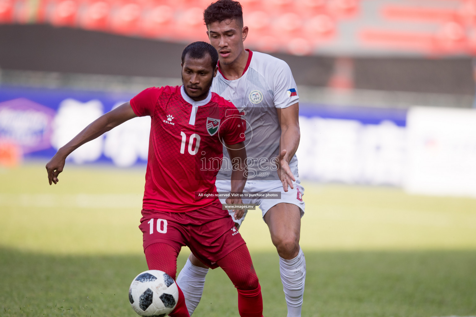 Maldives vs Philliphines  in FIFA World Cup Qatar 2022 & AFC Asian Cup China 2023 Qualifier on 14th November 2019 in Male, Maldives Photos: Ismail Thoriq/images.mv