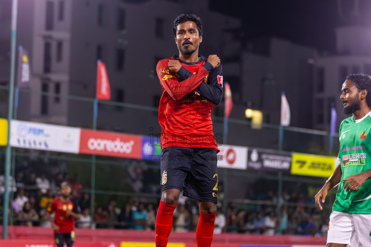 L Gan L Kalaidhoo in Day 12 of Golden Futsal Challenge 2024 was held on Friday, 26th January 2024, in Hulhumale', Maldives
Photos: Ismail Thoriq / images.mv