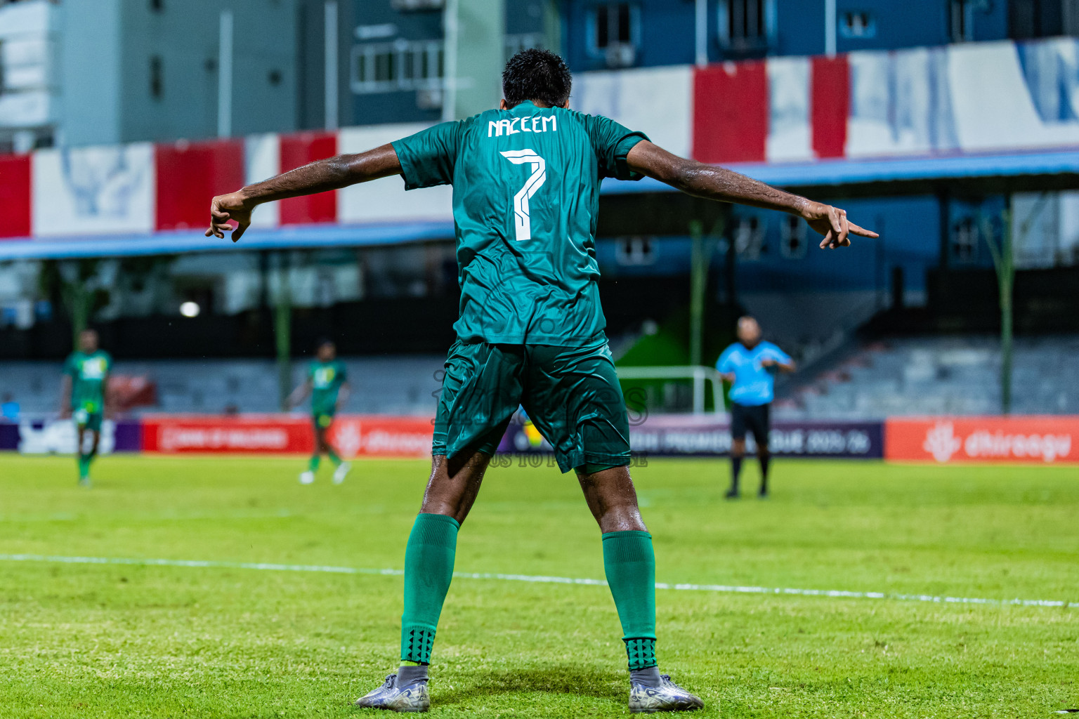 Maziya Sports & Recreation vs TC Sports Club in Dhivehi Premier League 2025/26 held in National Football Stadium, Male', Maldives on Wednesday, 24th September 2025. Photos: Areef Adam / Images.mv