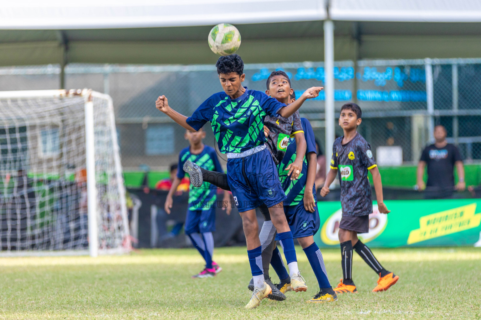 Day 2  of MILO Academy Championship 2024 - U12 was held at Henveiru Grounds in Male', Maldives on Thursday, 5th July 2024. Photos: Shuu Abdul Sattar / images.mv