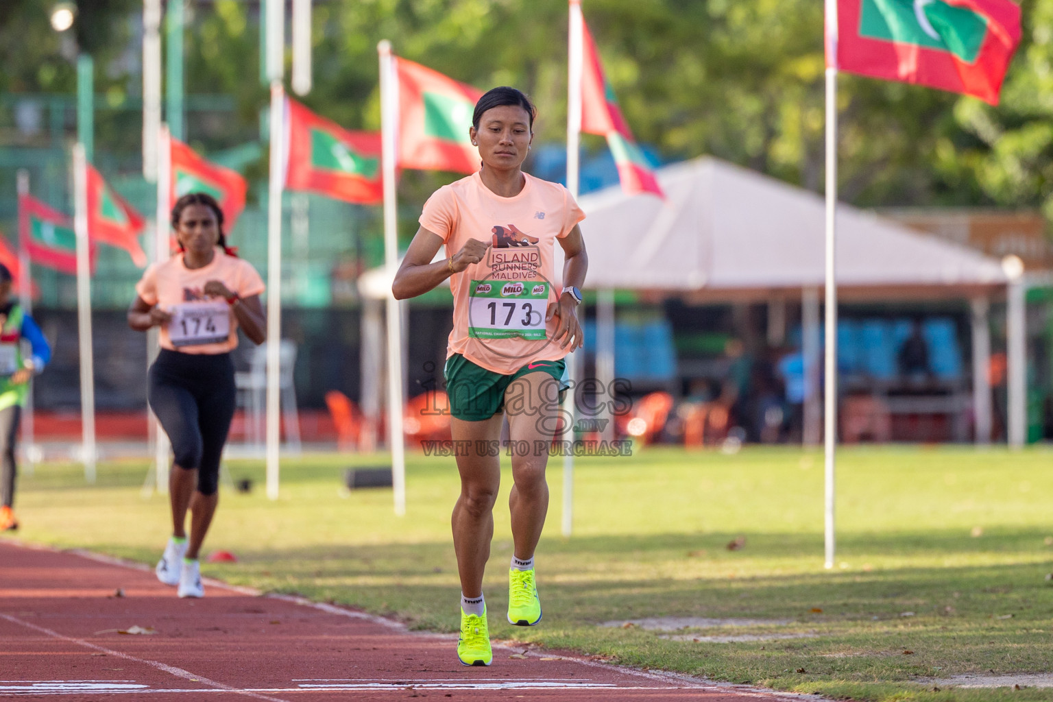 Day 1 of 33rd National Athletics Championship was held in Ekuveni Track at Male', Maldives on Thursday, 5th September 2024. Photos: Shuu Abdul Sattar / images.mv