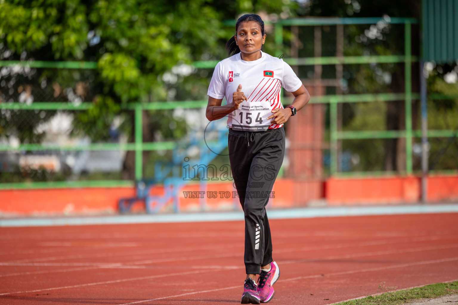 Day 2 of 33rd National Athletics Championship was held in Ekuveni Track at Male', Maldives on Friday, 6th September 2024. Photos: Shuu Abdul Sattar / images.mv