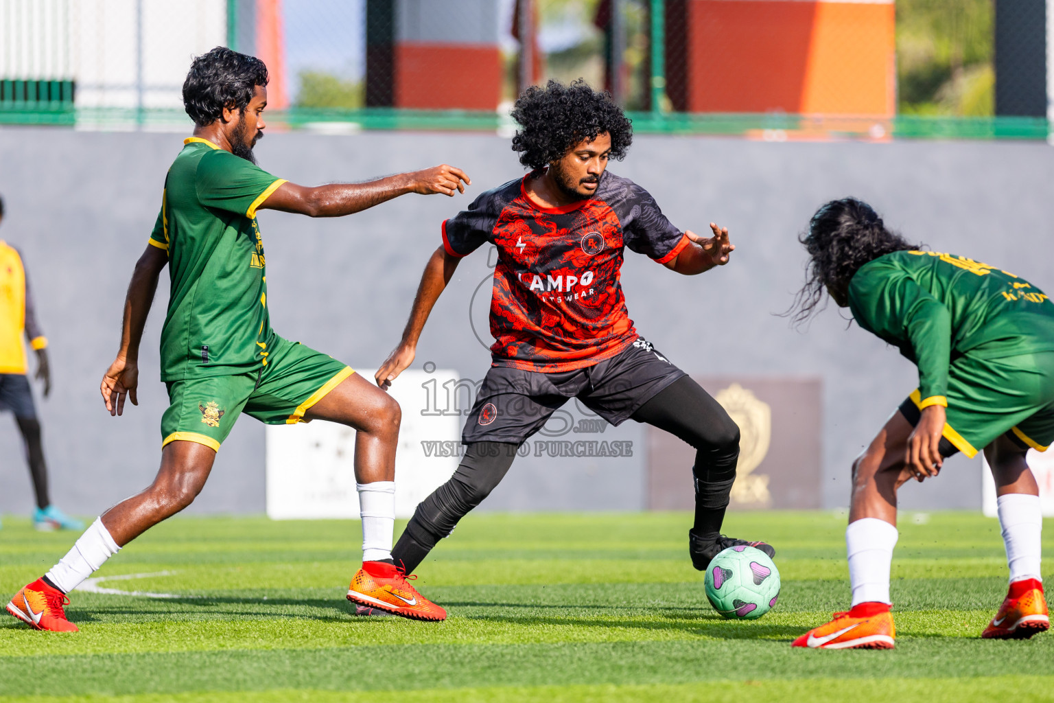 Squadra vs Banafsaa Kanmathi in Day 16 of BG Futsal Challenge 2024 was held on Wednesday , 27th March 2024, in Male', Maldives Photos: Nausham Waheed / images.mv