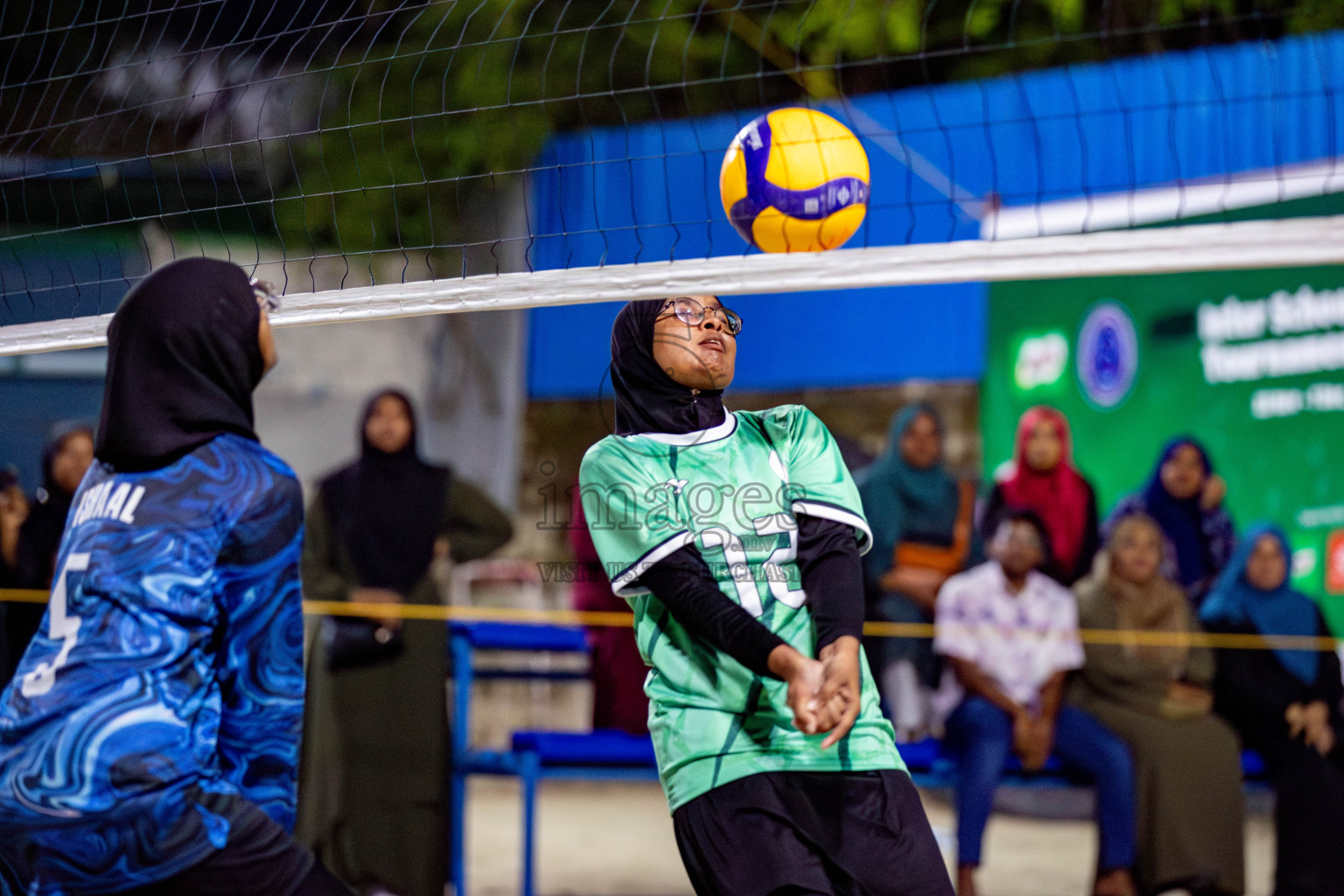 U19 Male and Atoll Girl's Finals in Day 9 of Interschool Volleyball Tournament 2024 was held in ABC Court at Male', Maldives on Saturday, 30th November 2024. Photos: Hassan Simah / images.mv