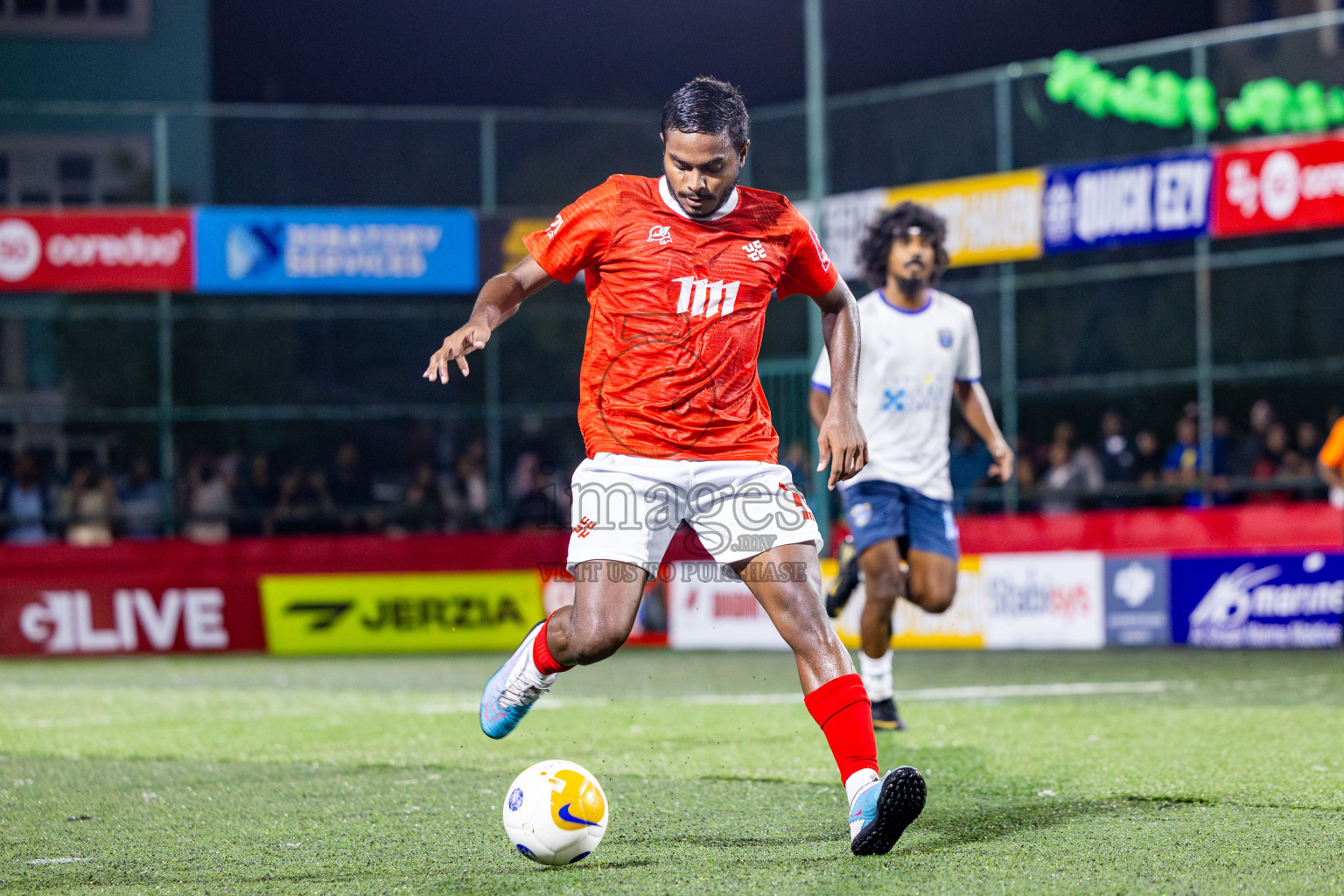 K Guraidhoo vs K Kaashidhoo in Day 10 of Golden Futsal Challenge 2025 was held on Tuesday, 14th January 2025, in Hulhumale', Maldives Photos: Nausham Waheed / images.mv