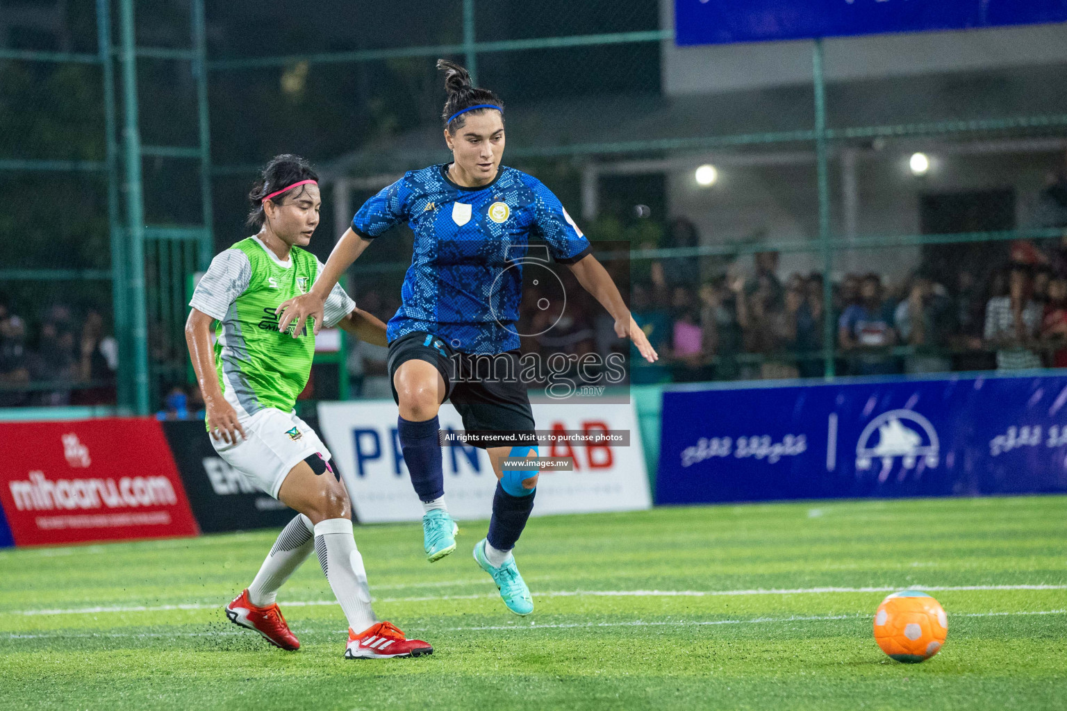 orts Limited vs WAMCO - in the Finals 18/30 Women's Futsal Fiesta 2021 held in Hulhumale, Maldives on 18 December 2021. Photos by Shuu Abdul Sattar