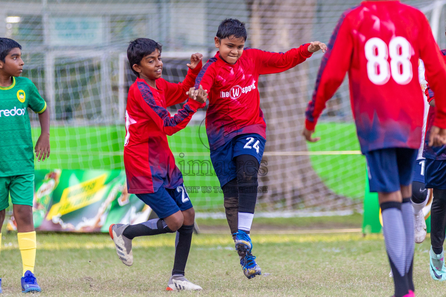 Day 2  of MILO Academy Championship 2024 - U12 was held at Henveiru Grounds in Male', Maldives on Thursday, 5th July 2024. Photos: Shuu Abdul Sattar / images.mv