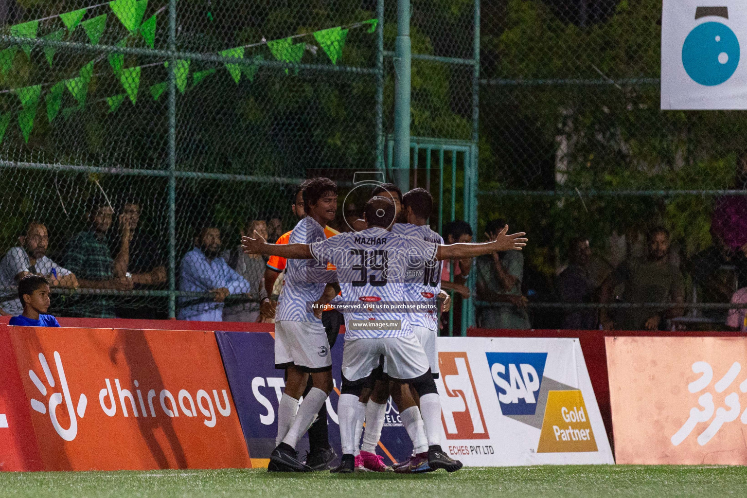 DJA vs TRC in Semi Final of Club Maldives Cup 2023 Classic held in Hulhumale, Maldives, on Tuesday, 15th August 2023 Photos: Ismail Thoriq / images.mv