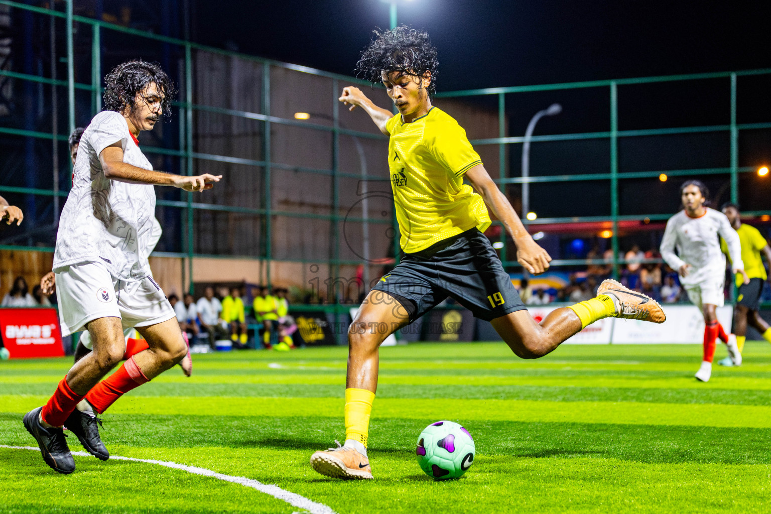 Xephyrs vs Anakee SC in Day 3 of BG Futsal Challenge 2024 was held on Thursday, 14th March 2024, in Male', Maldives Photos: Nausham Waheed / images.mv