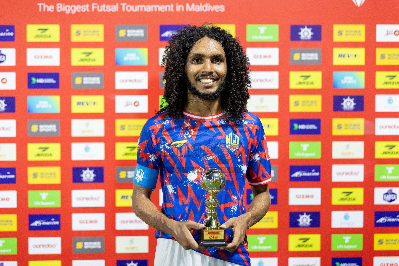 GA Dhaandhoo VS GA Nilandhoo in Day 14 of Golden Futsal Challenge 2024 was held on Sunday, 28th January 2024, in Hulhumale', Maldives Photos: Nausham Waheed / images.mv