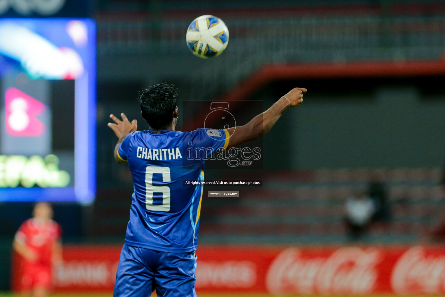 Nepal vs Sri Lanka in SAFF Championship 2021 held on 4th October 2021 in Galolhu National Stadium, Male', Maldives