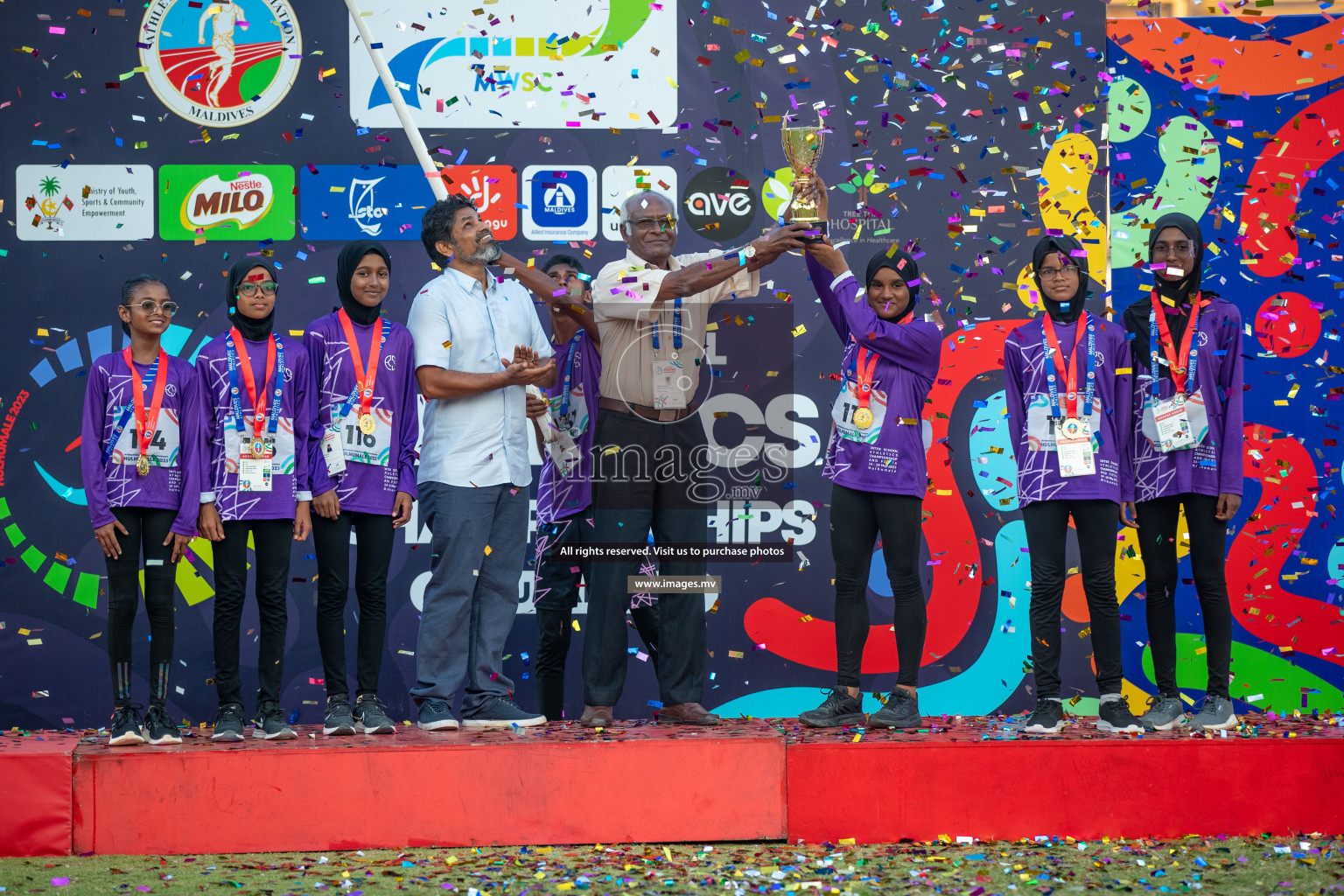 Final Day of Inter School Athletics Championship 2023 was held in Hulhumale' Running Track at Hulhumale', Maldives on Friday, 19th May 2023. Photos: Nausham Waheed / images.mv