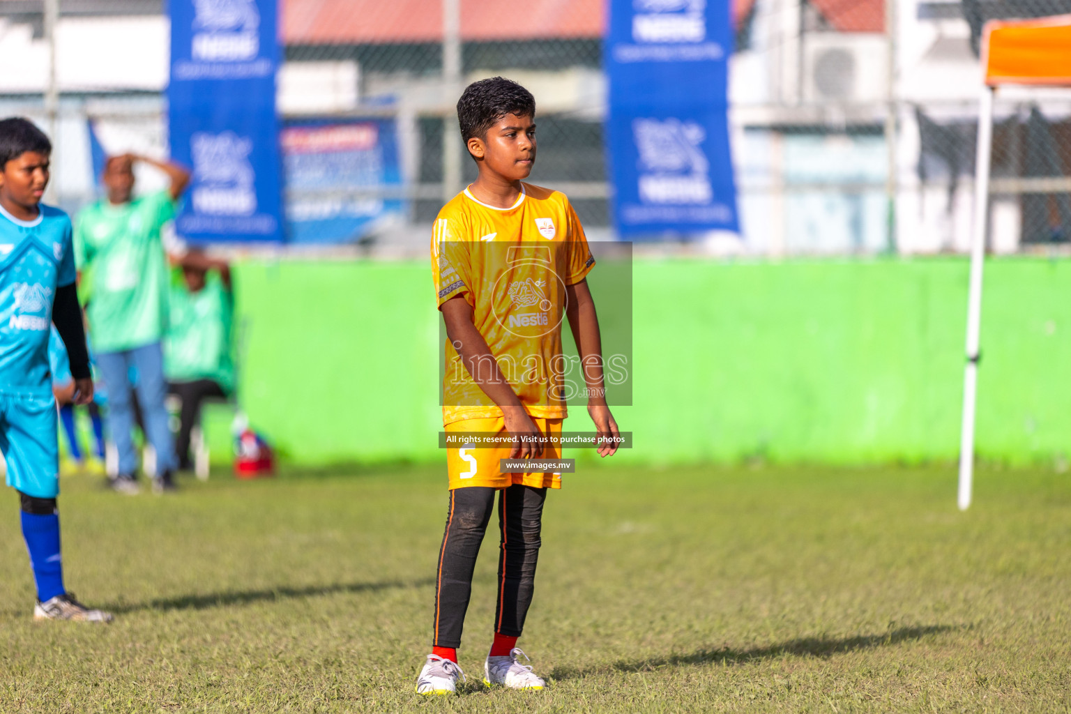 Day 2 of Nestle kids football fiesta, held in Henveyru Football Stadium, Male', Maldives on Thursday, 12th October 2023 Photos: Ismail Thoriq / Images.mv