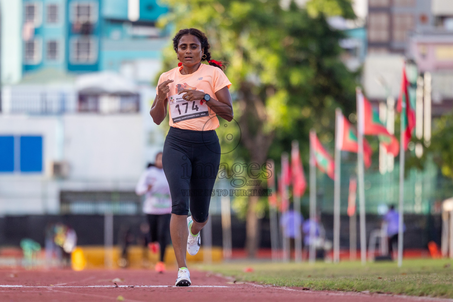 Day 1 of 33rd National Athletics Championship was held in Ekuveni Track at Male', Maldives on Thursday, 5th September 2024. Photos: Shuu Abdul Sattar / images.mv