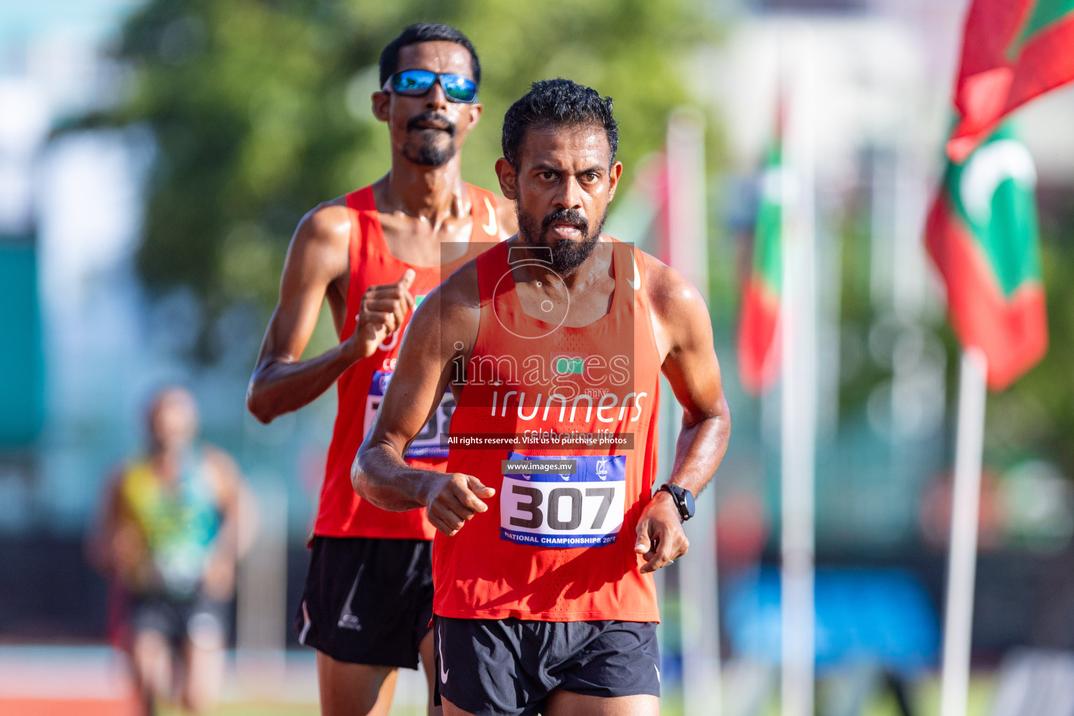 Day 2 of National Athletics Championship 2023 was held in Ekuveni Track at Male', Maldives on Saturday, 25th November 2023. Photos: Nausham Waheed / images.mv