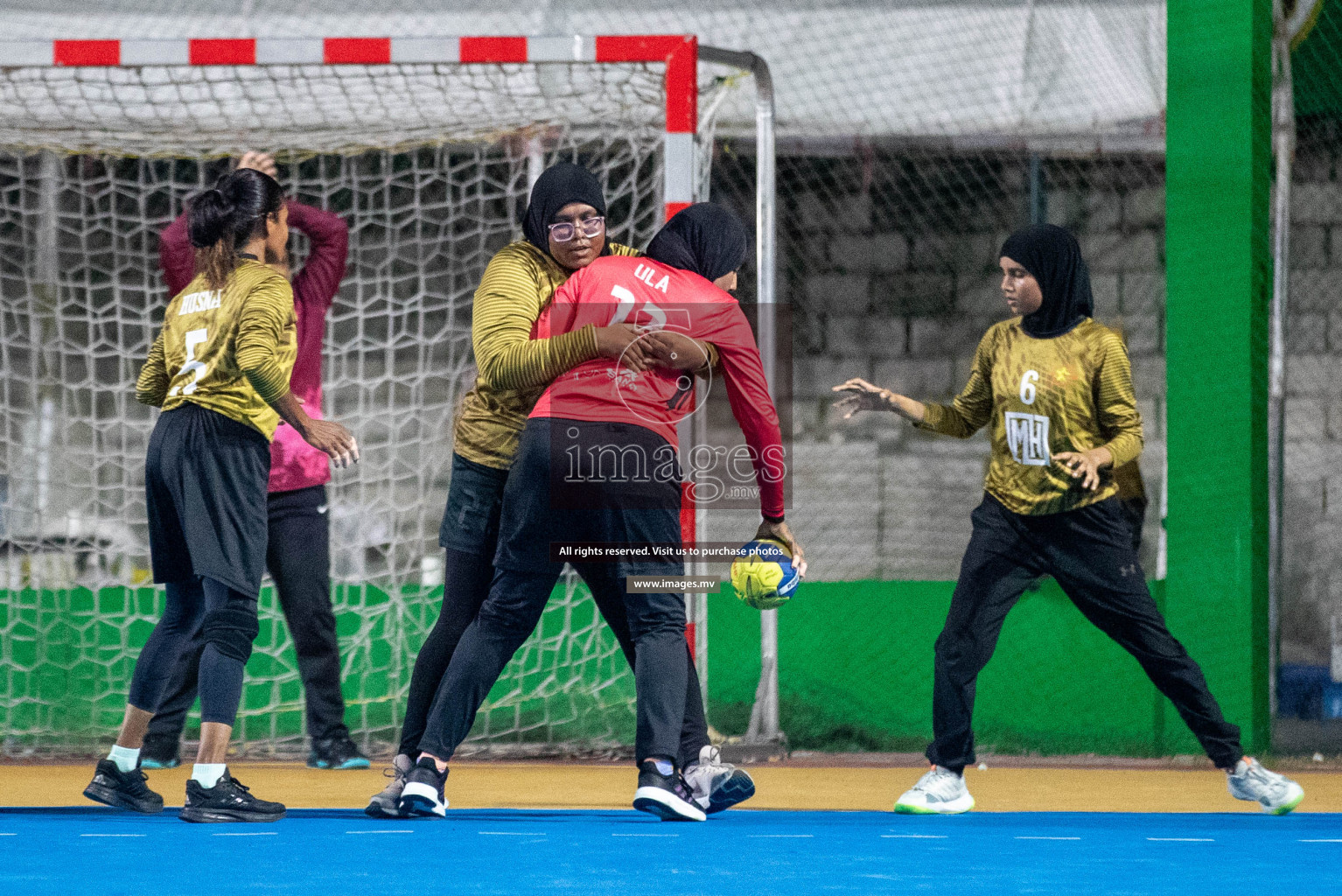 Day 6 of 6th MILO Handball Maldives Championship 2023, held in Handball ground, Male', Maldives on Thursday, 25th May 2023 Photos: Shuu Abdul Sattar/ Images.mv