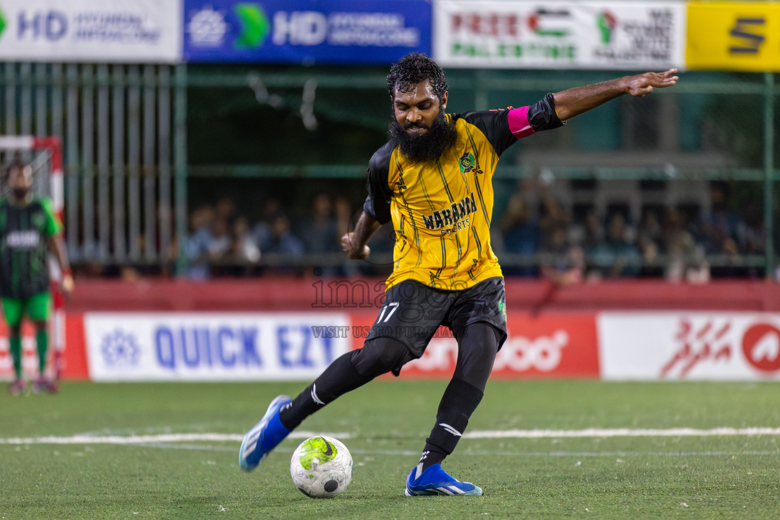 HA Vashafaru vs HA Hoarafushi in Day 5 of Golden Futsal Challenge 2024 was held on Friday, 19th January 2024, in Hulhumale', Maldives Photos: Mohamed Mahfooz Moosa / images.mv